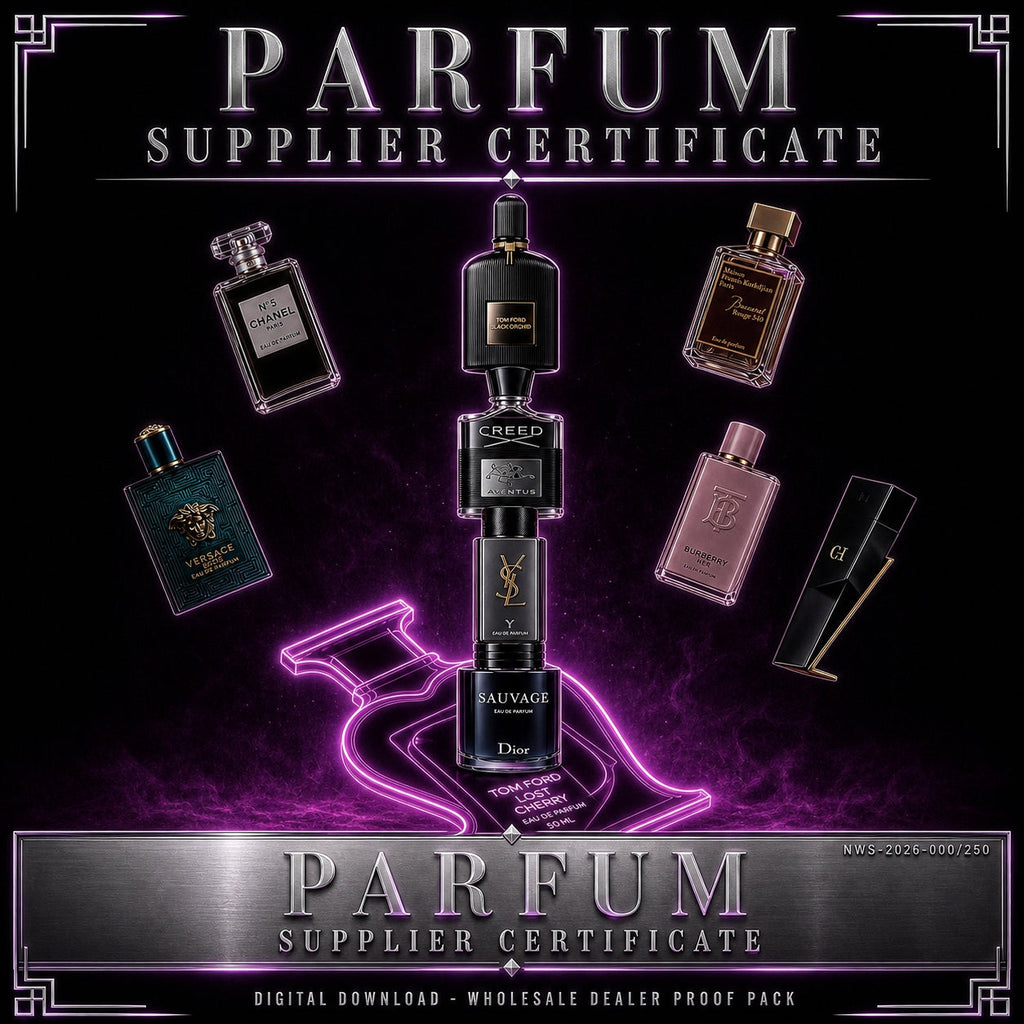 Parfum Supplier Contact Certificate