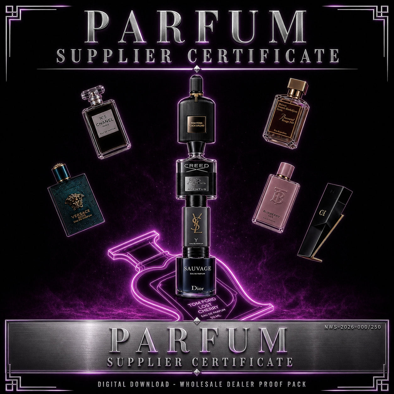 Parfum Supplier Contact Certificate